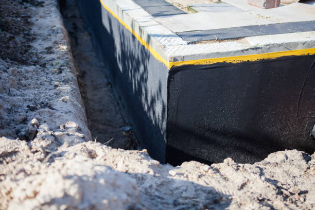 Residential Waterproofing installation at a Red Creek, NY home by SJ Waterproofing Pros