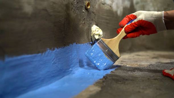 Commercial Waterproofing project at a Red Creek, NY business property by SJ Waterproofing Pros